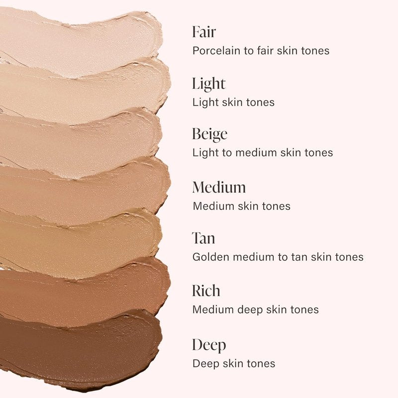 Mally Beauty Flawless Finish Foundation - Full Coverage Cream | Lightweight, Hydrating Formula with Vitamin E - Light Shade