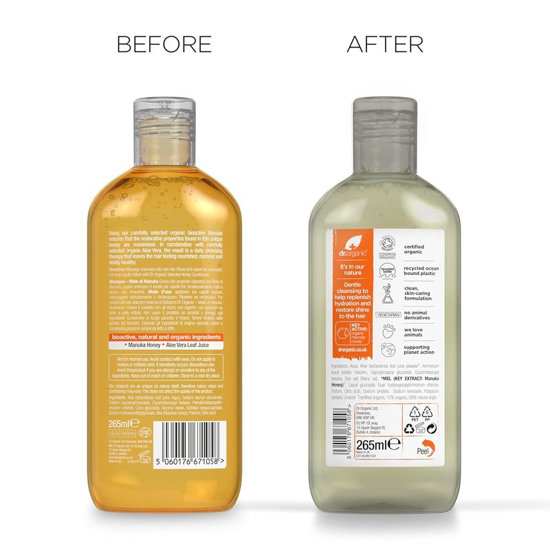 Organic Doctor Manuka Honey Shampoo - Nourishing Hair Care | 9 Fl Oz