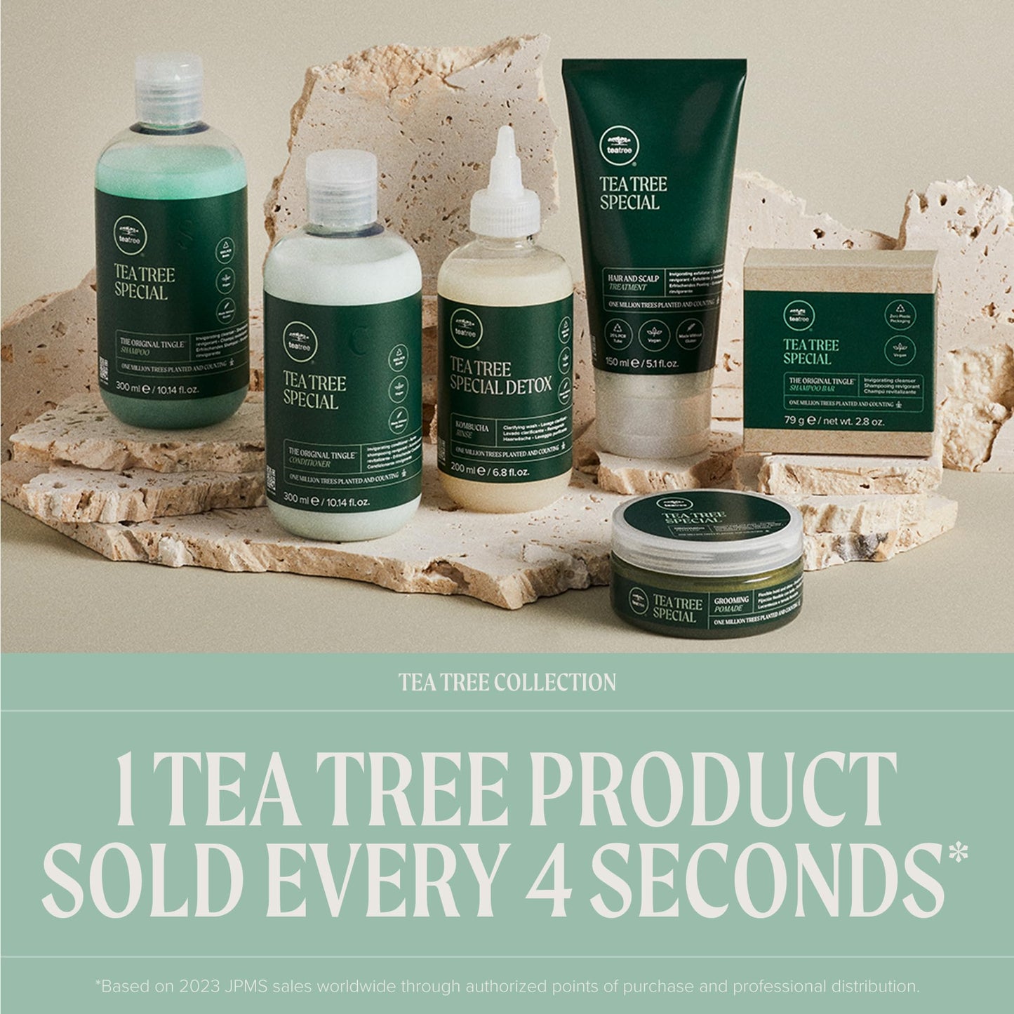 Tea Tree Forming Cream, Flexible Hold, Natural Shine Finish, For All Hair Types, Especially Medium to Coarse, 3 oz