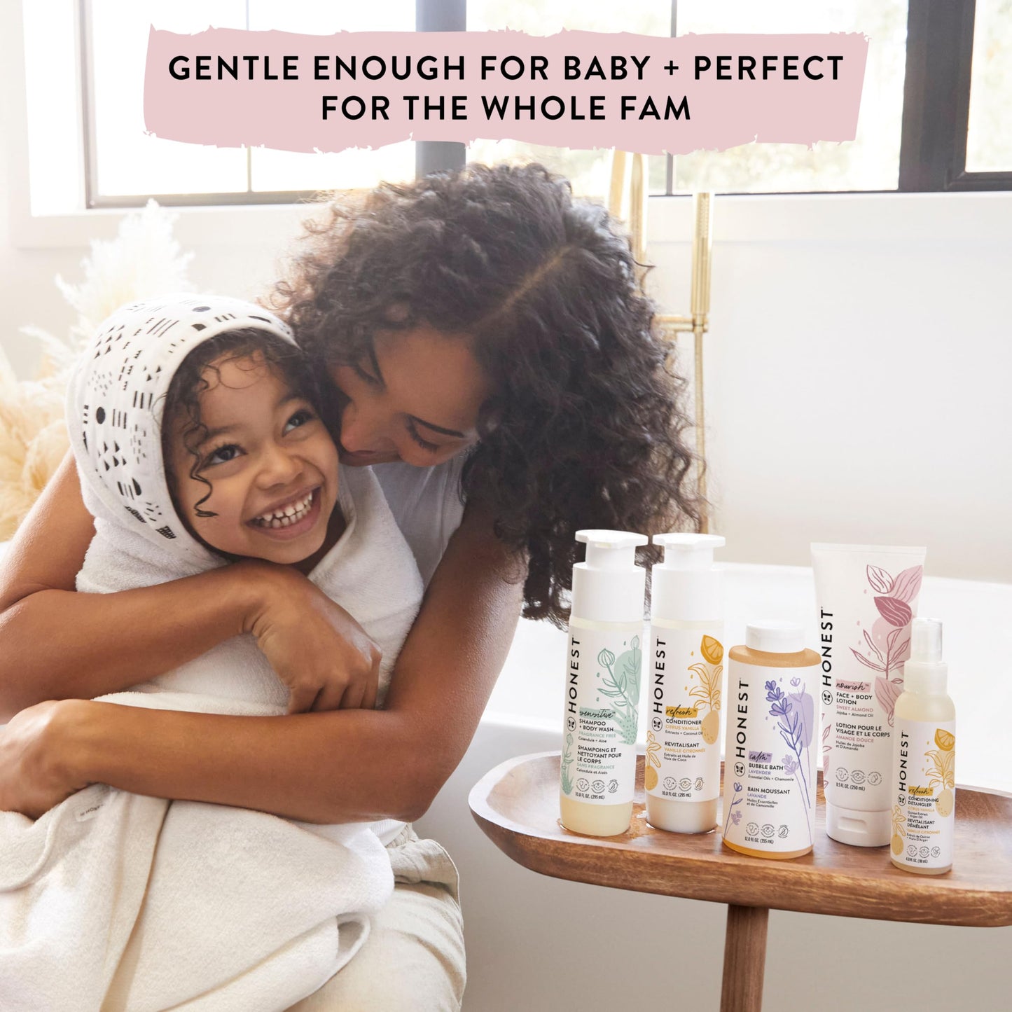 The Honest Company Fragrance Free Bundle for Sensitive Skin | 2-in-1 Cleansing Shampoo + Body Wash and Silicone Free Conditioner | Naturally Derived, Tear free, Hypoallergenic | 20 fl oz