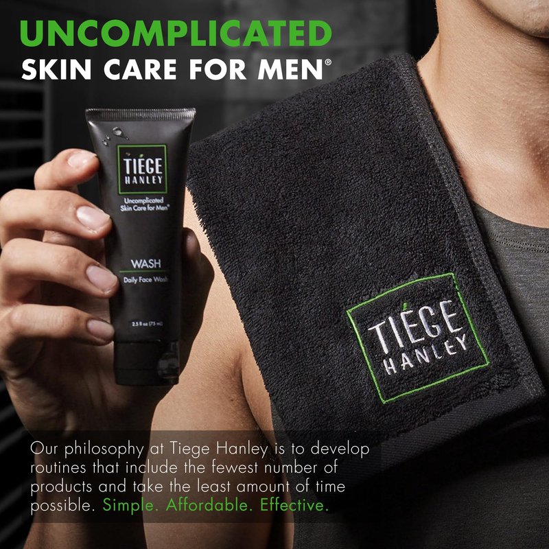 Tiege Hanley Mens Face Moisturizer, Morning Facial Moisturizer with SPF 20 - Men's Face & Skin Care Cream for Long-Lasting Hydration - Promotes Even Skin Tone, Safe for Sensitive Skin (2.5 Fl Oz) (AM)