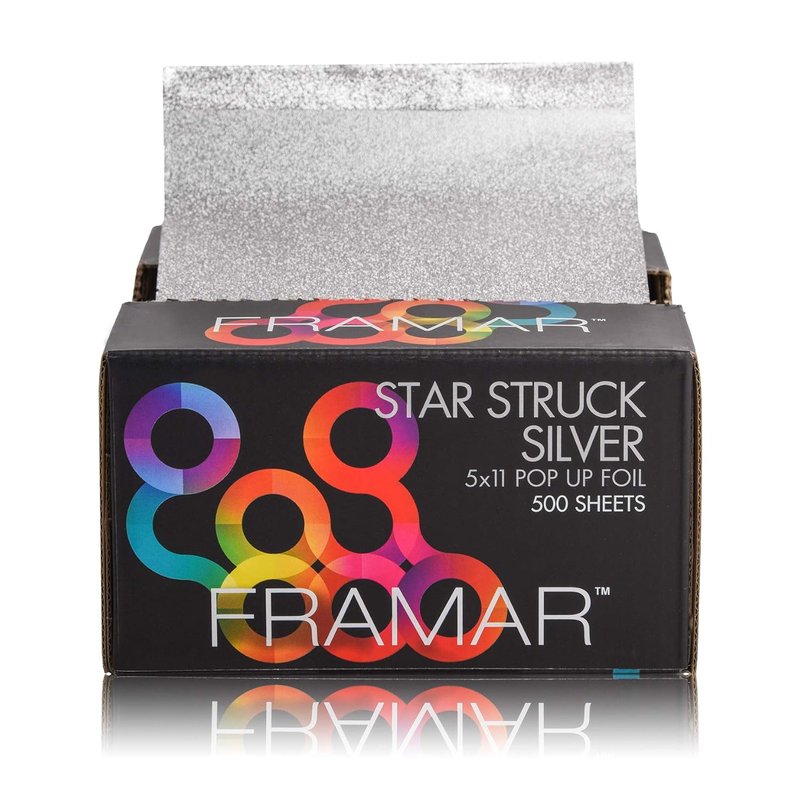 Framar Star Struck Silver Hair Foil | Dreamweaver Highlight Comb Set for Easy Coloring