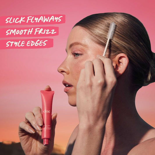 DAE Cactus Fruit 3-In-1 Styling Cream & Taming Wand - Tame Flyaways, Smooth Frizz, Style Edges (0.6 oz.)