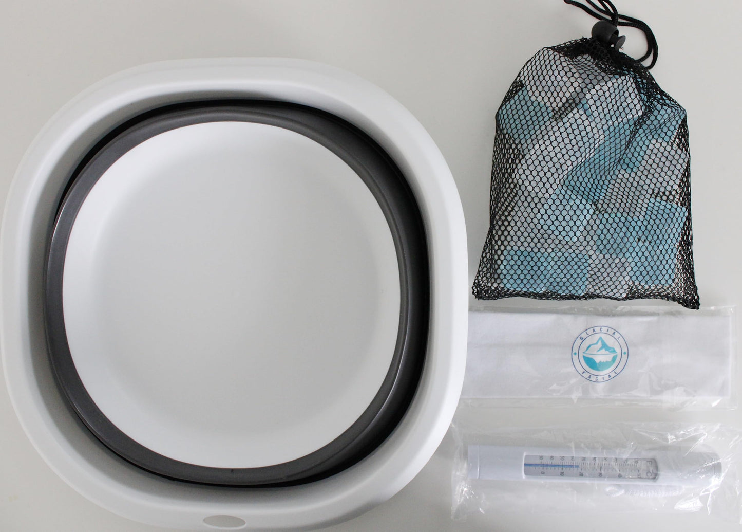 Glacial Facial Ice Water Face Plunge Kit, Chemical Free, Face Mask Alternative for Smooth Skin
