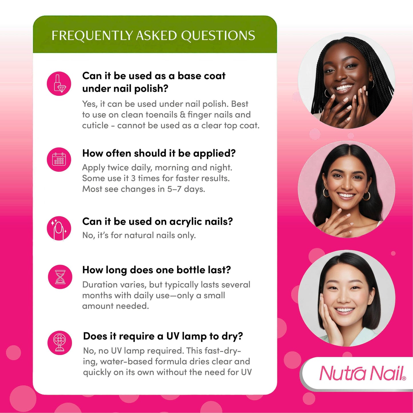 Nutra Nail 5 to 7 Day Growth Treatment - Fast Keratin Nail Strengthener Repair Serum Formula