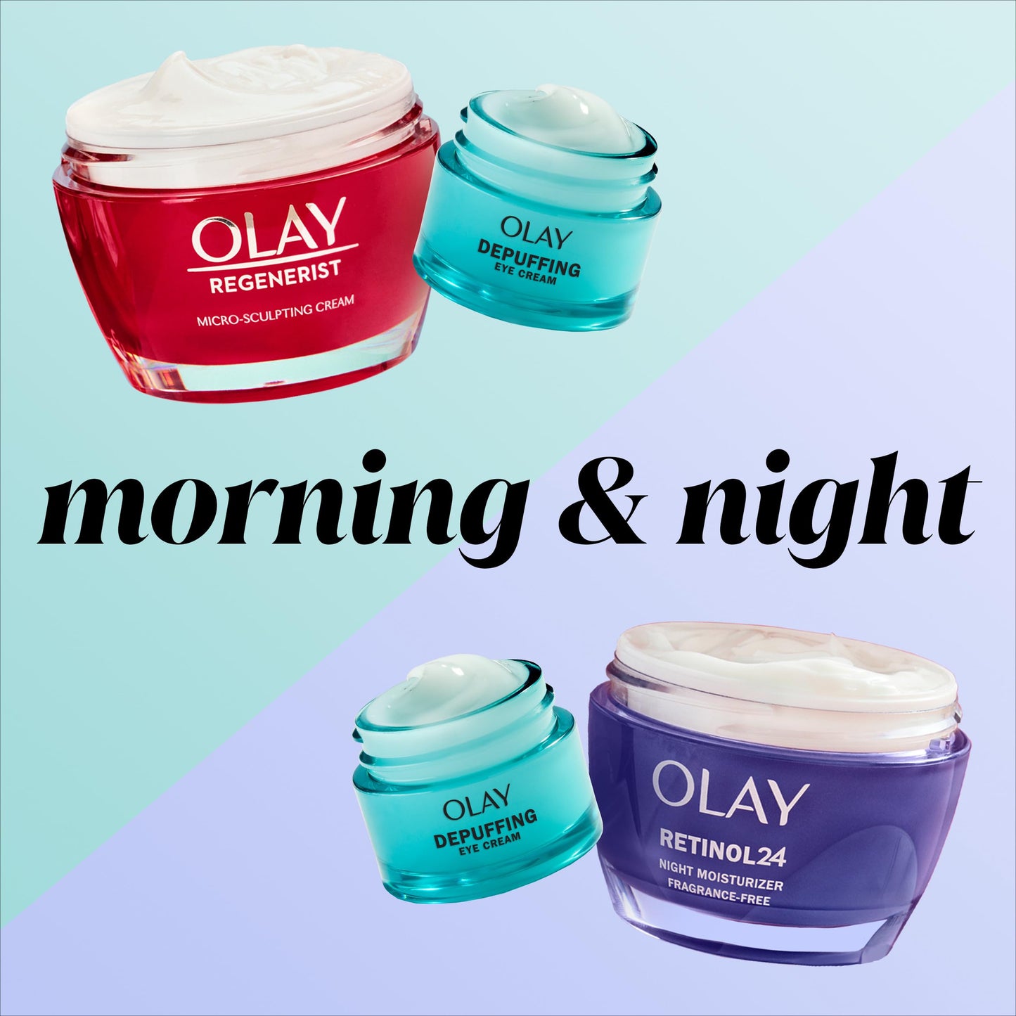 Olay Hyaluronic + Peptide 24 Gel Eye Cream, Fragrance-Free, 0.5oz (15 mL)