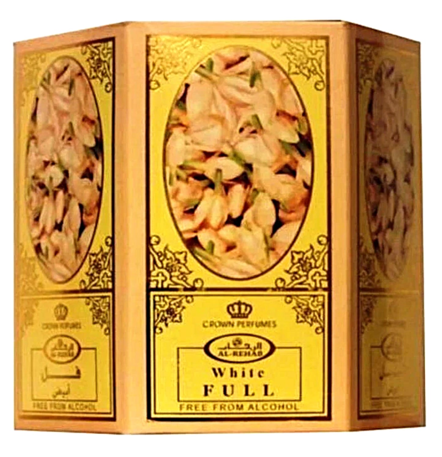 Al-Rehab White Full - 6ml (.2oz) Roll-on Perfume Oil by Al-Rehab (Crown Perfumes) (Box of 6)