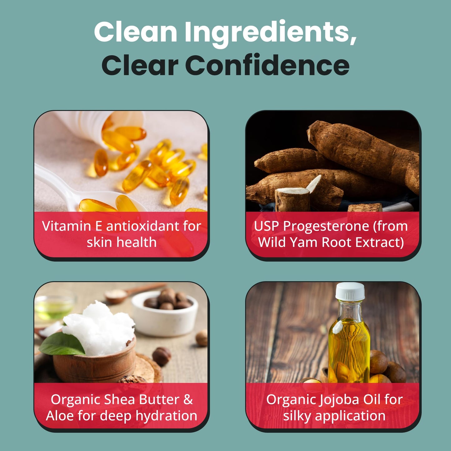 Karuna Progesterone Pure 2OZ | Hypoallergenic USP Progesterone from Wild Yam Root Extract, Organic Jojoba Oil and Aloe Leaf Extract Organic Shea Butter Vitamin E