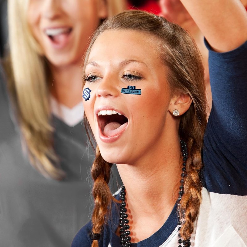 Colorado Avalanche Temporary Tattoos - Peel & Stick Eye Black for Game Day | NHL Hockey Fan Gear