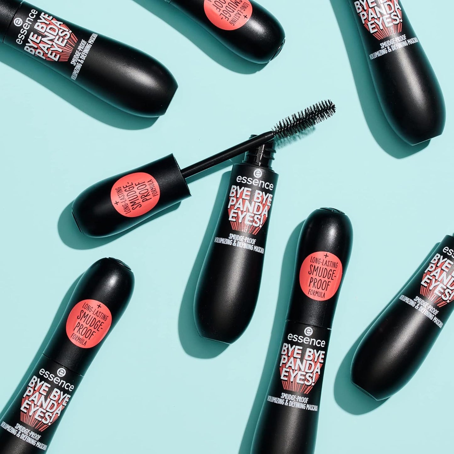 Bye Bye Panda Eyes Tubing Mascara - Smudge-Proof, Volumizing Definition | 3-Pack, Vegan & Cruelty-Free