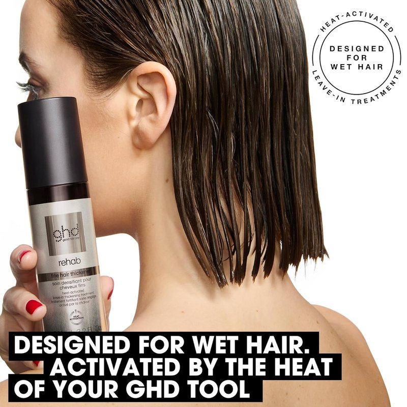 GHD Rehab Leave-In Hair Treatment - Enhance Hair Condition While Drying & Styling | No Rinse Required