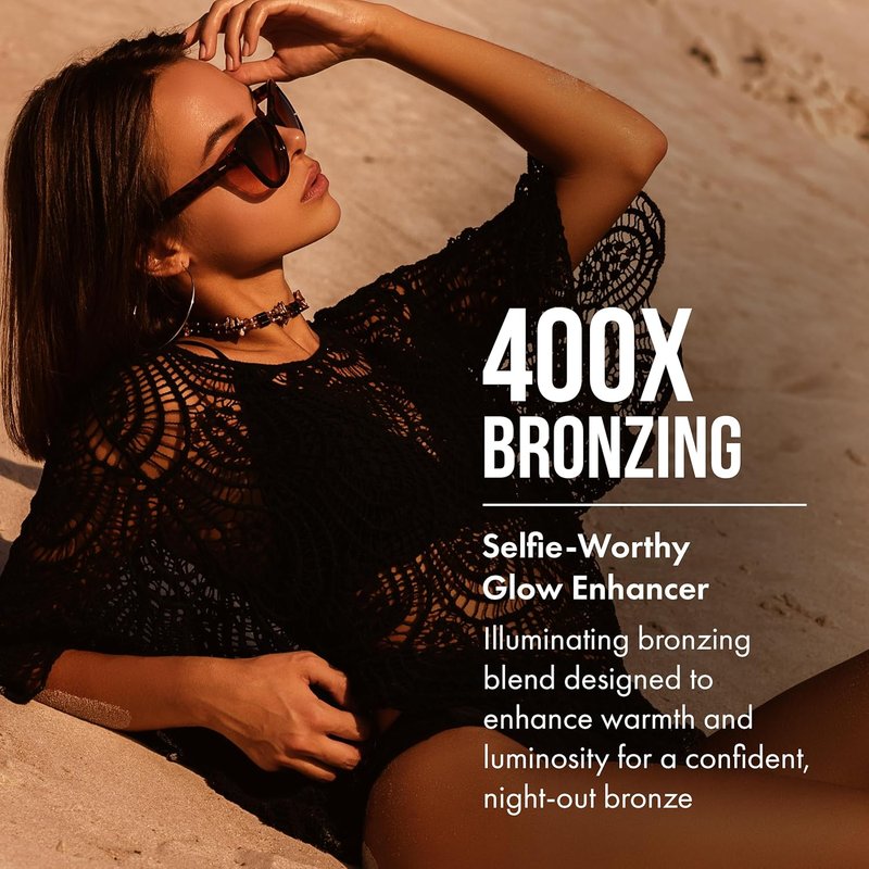 400X Bronzer - Sexy & I Glow It | 7.5oz Bottle for Radiant Skin