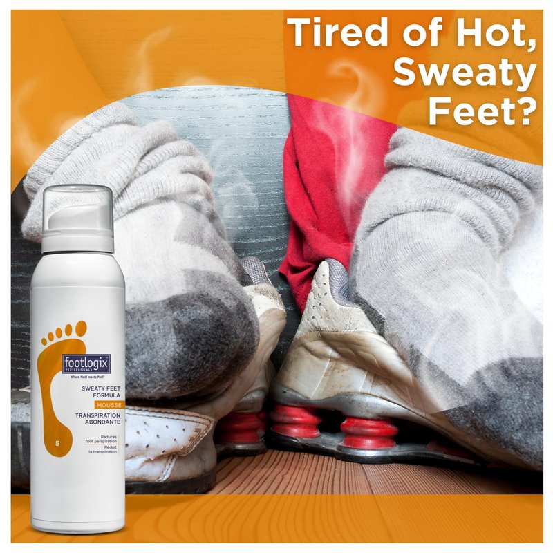 Footlogix Specialty Sweaty Feet Formula, 4.23 Ounce