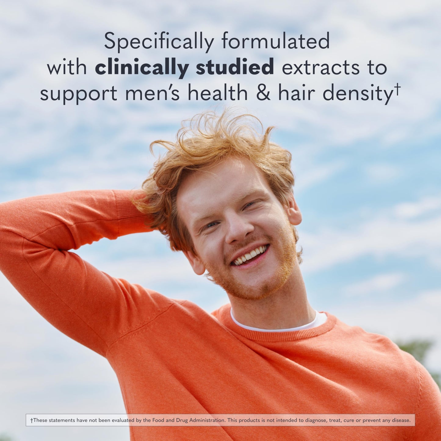 Garden of Life Dr. Formulated Men's Hair Growth Capsules – Saw Palmetto, Black Rice & Prickly Pear – Men's Hair Supplement, Non-GMO, Gluten-Free, 30 Capsules