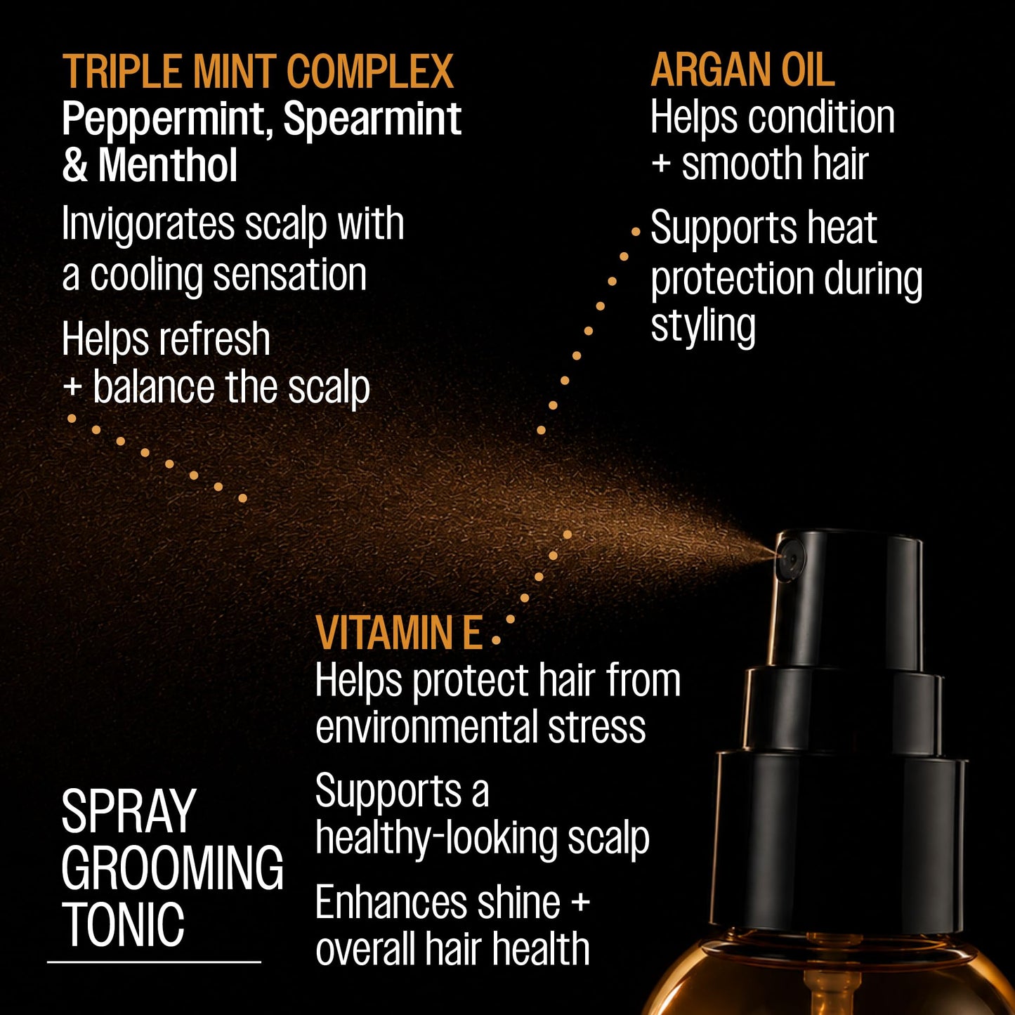 Reuzel Spray Grooming Tonic, Long Lasting, Natural Feeling, 12 oz