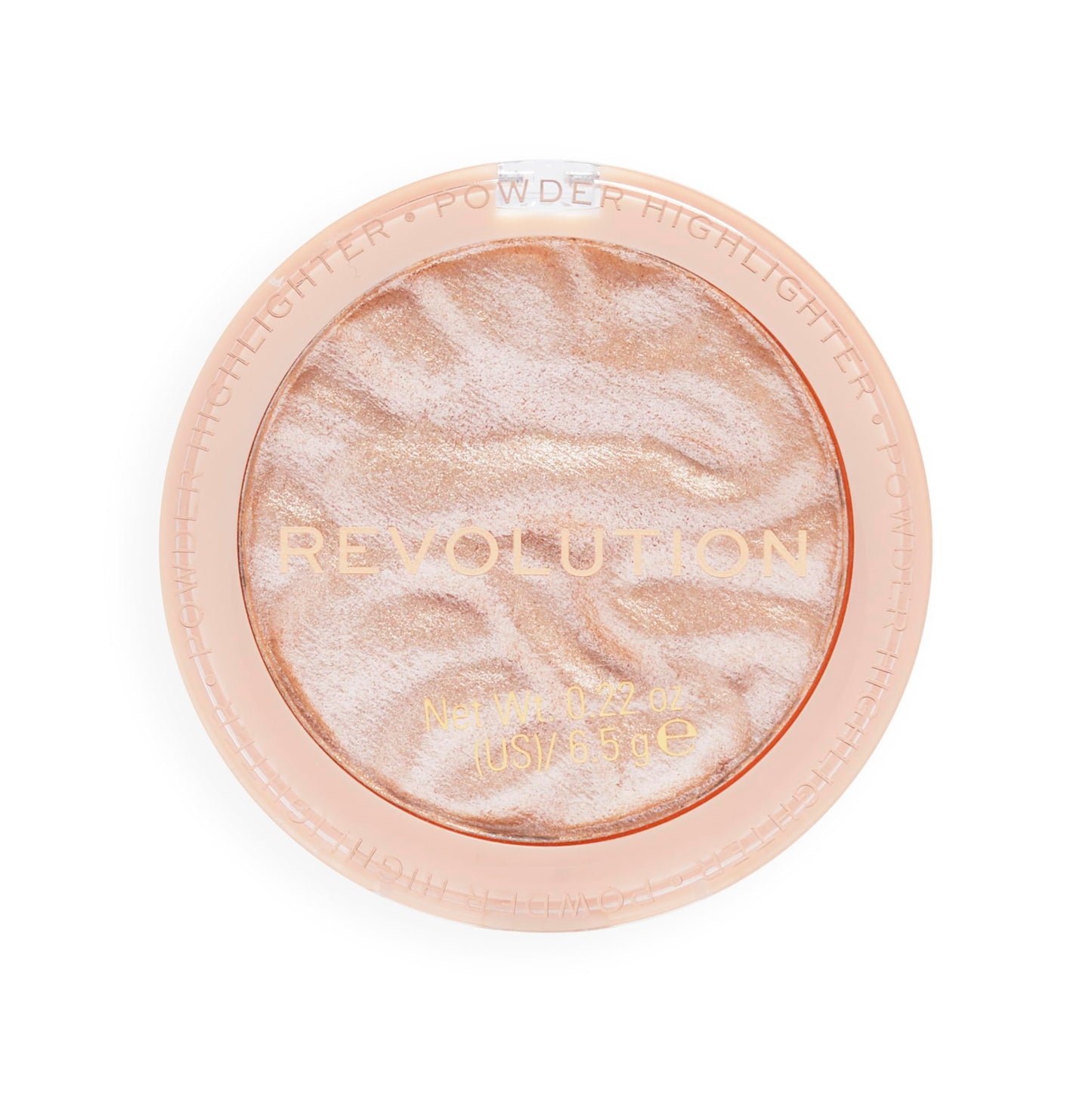 Revolution, Reloaded Pressed Powder Highlighter, Intensely Pigmented for a High-Impact Dewy Finish, Dare to Divulge, 0.22 oz