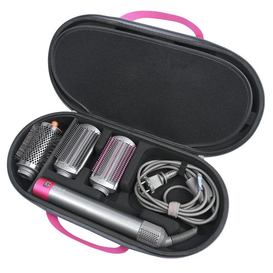 RLSOCO Carrying Case for Dyson Airwrap i.d./Airwrap Co-anda2x Multi-Styler and Dryer - Fits 4pcs Long Barrels or Short Barrels - Pink (Case Only,Hair Styler is not Included)