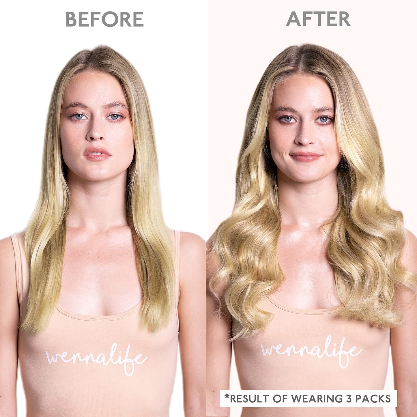 WENNALIFE Tape in Hair Extensions Human Hair, 20pcs 50g 14 inch Light Blonde Highlighted Golden Blonde Remy Hair Extensions Straight Human Hair Tape in Extensions Skin Weft Tape Extensions Human Hair