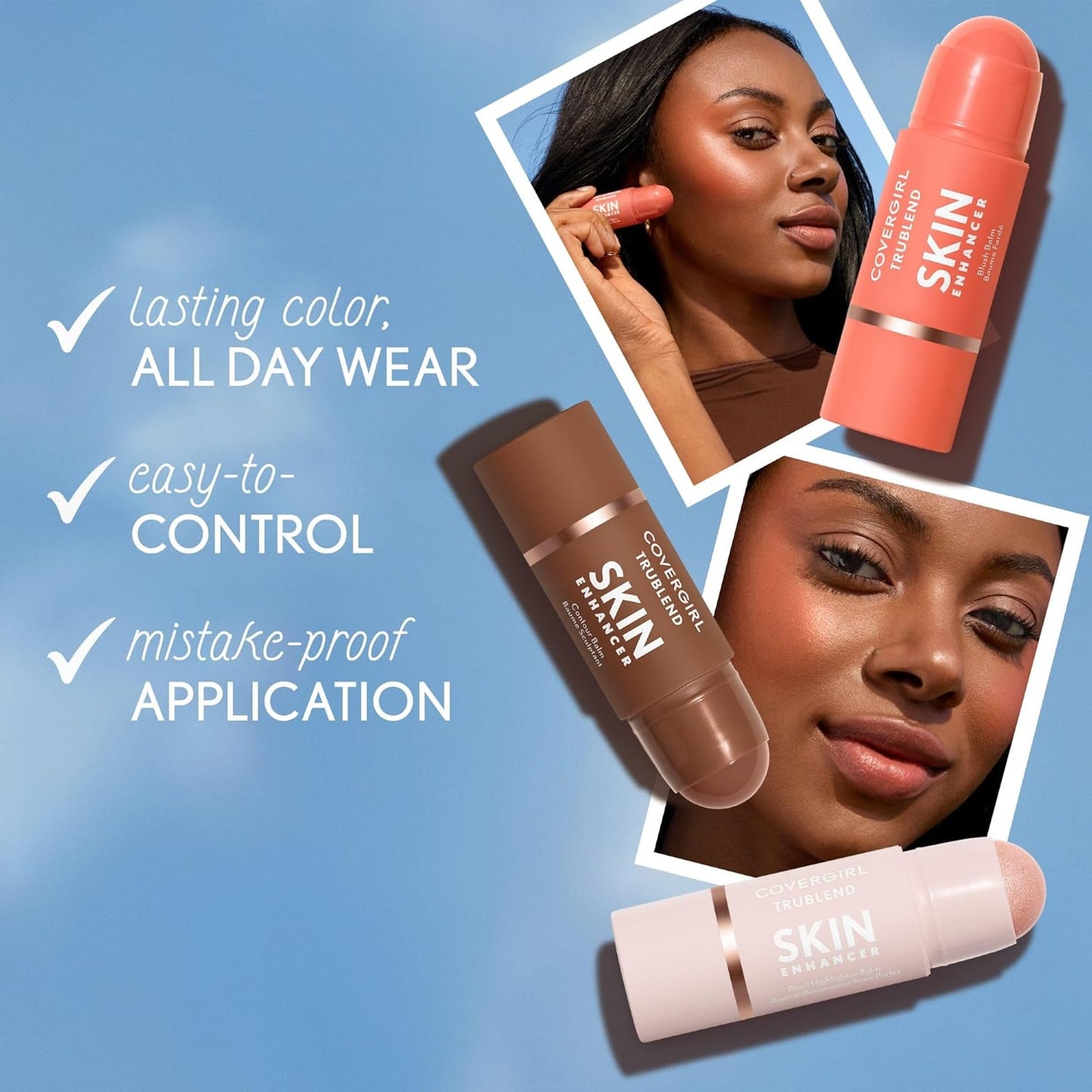 CoverGirl Trublend Contour Stick Balm - Vegan Formula, Non-Greasy, Easy Application | 0.21oz, 120 Sculpted