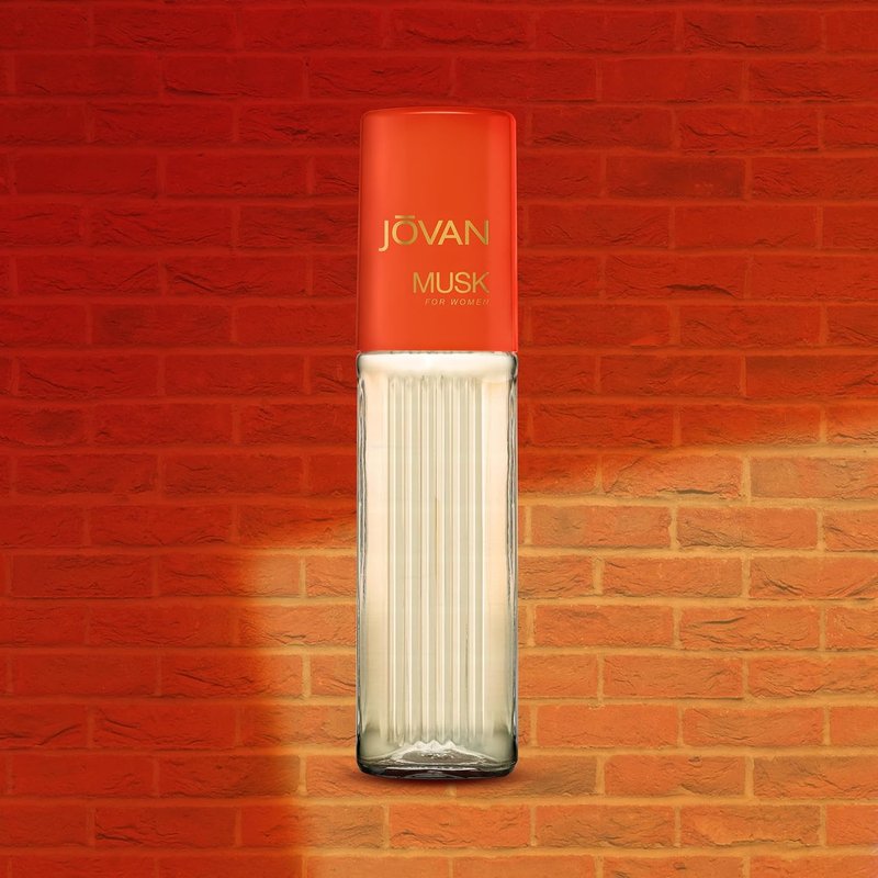 Jovan Musk Eau de Cologne Spray for Women - Sexy Perfume with Jasmine, Amber & Neroli | 2 fl oz Travel Size