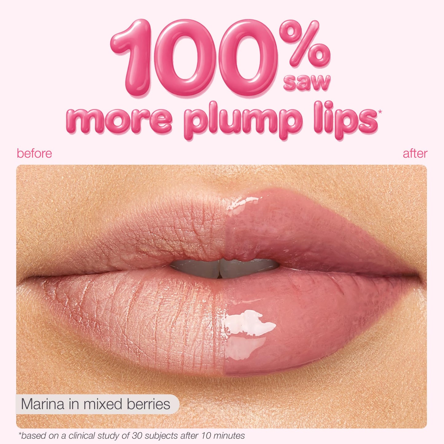 tarte maracuja juicy lip plump – Hydrating & Volumizing Lip Plumper Gloss Balm with Nourishing Hyaluronic Acid, Plumps & Moisturizes, Vegan & Cruelty-Free, full size, mixed berries