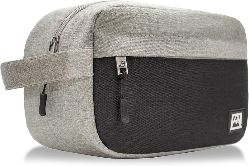 Avalanche Dopp Kit - Gray & Black Toiletry Bag for Travel | Durable & Stylish