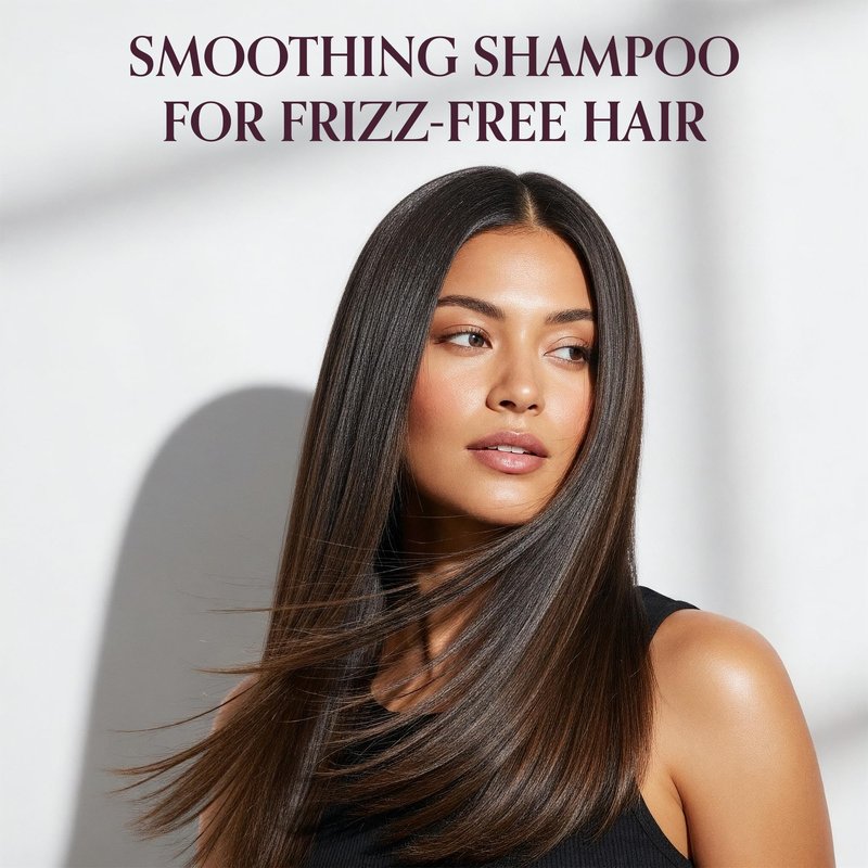 hOURS Sleek Week Smoothing Shampoo for Dry, Dull, & Frizzy Hair - Sulfate-Free Cleanser with Pea Protein, Arginine & Coconut Oil - Smooths, Strengthens & Adds Shine - Color Safe Formula– 8 oz