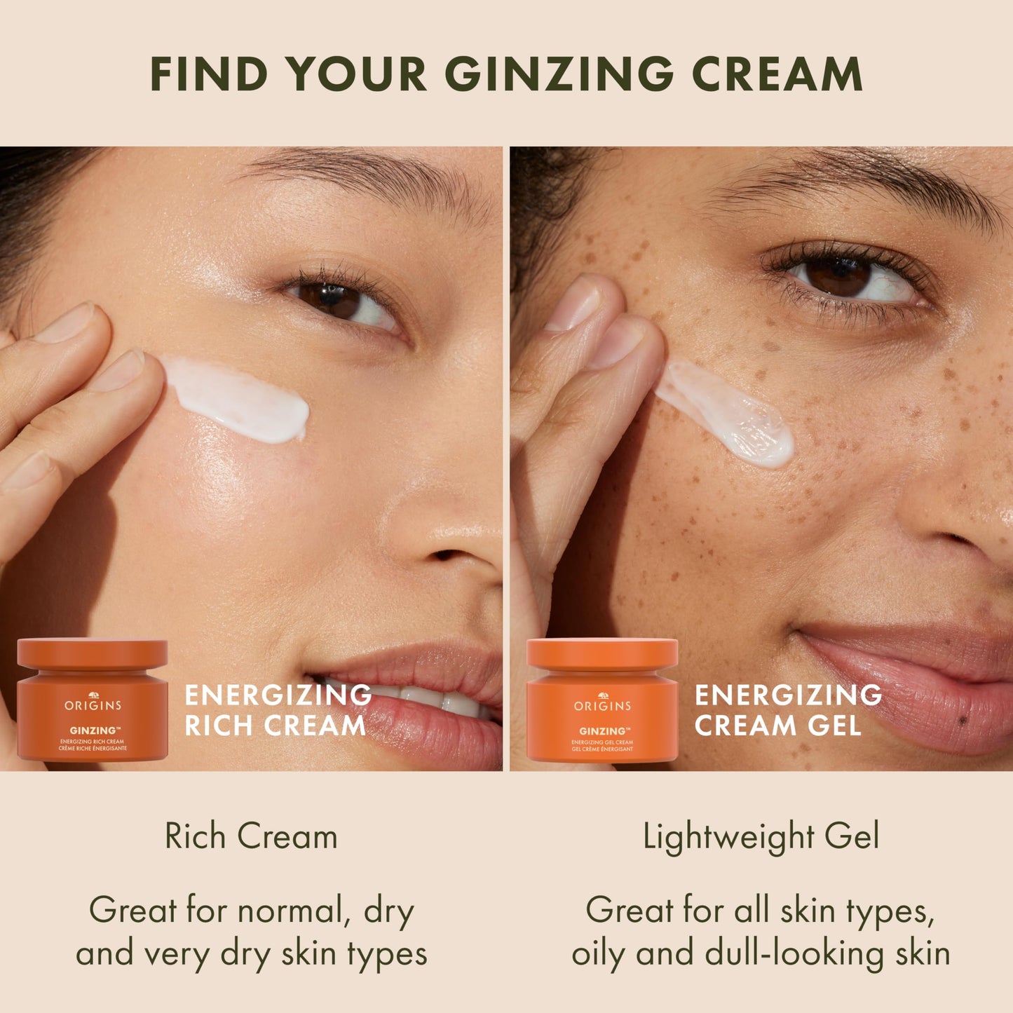 Origins GinZing Energizing Gel Cream | Face Moisturizer for Radiance and Glow | With Vitamin C, Niacinamide, Ginseng, and Caffeine, 1.7 Fl Oz