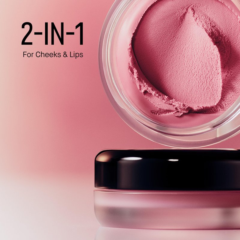 Bobbi Brown Pot Rouge Velvet Matte | Whipped Cream-to-Powder Blush for Blur Effect | 2-in-1 for Cheeks & Lips, 0.3 Ounce, Soft Plum