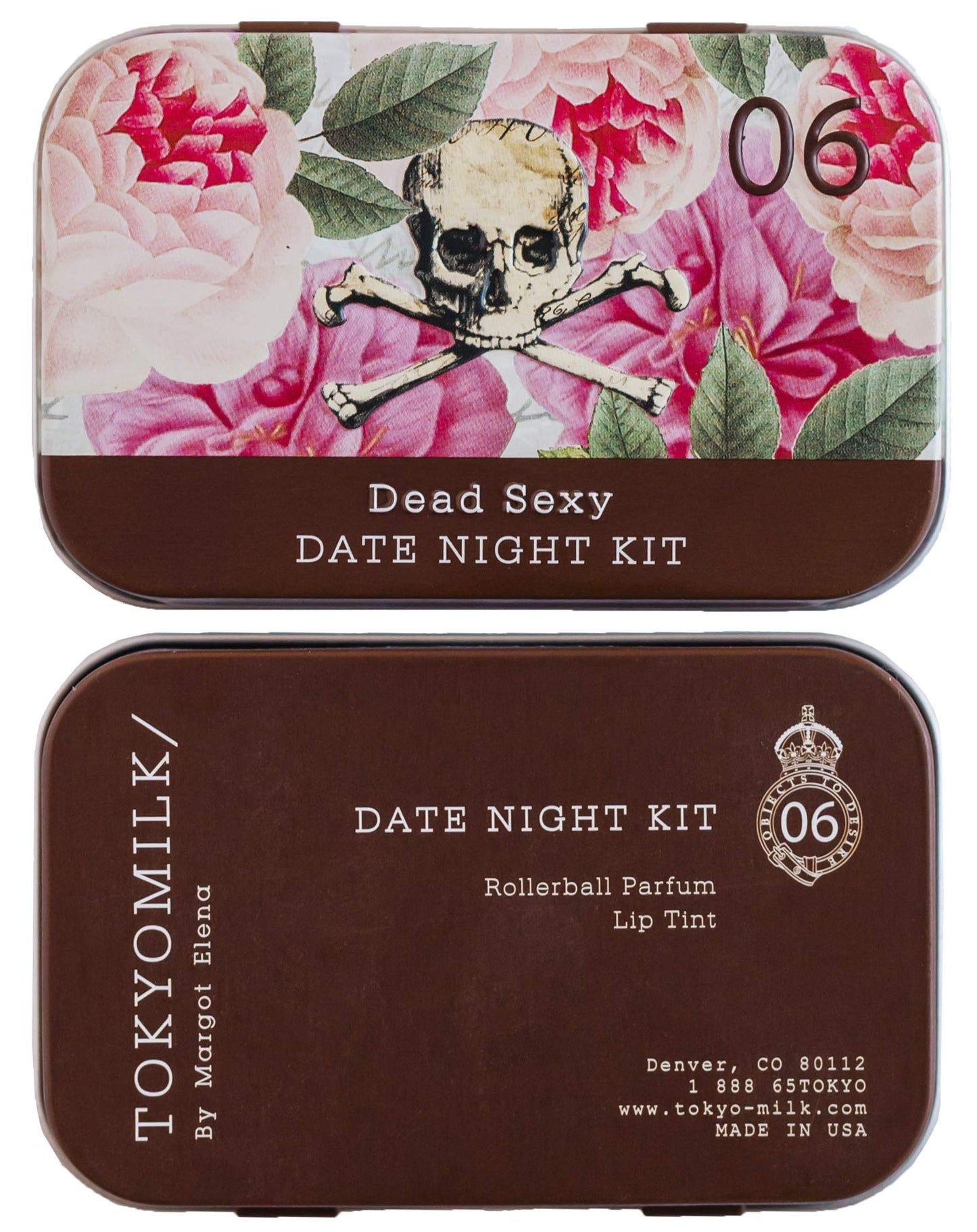 TOKYOMILK Dead Sexy Date Night Kit | Includes Citrus Rose Lip Tint and Dead Sexy Eau de Parfum Mini Rollerball