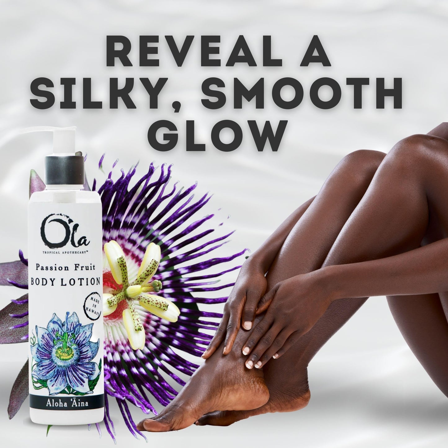 Ola Tropical Apothecary Passion Fruit Body Lotion with Pure Tropical Oils and Plant Extracts - 8.45 Fl Oz