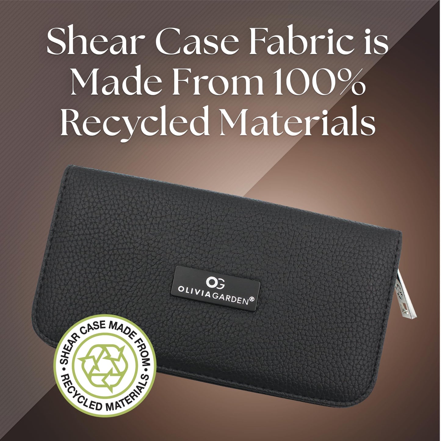 Olivia Garden PrecisionCut Professional Hairdressing Shears Intro Case - With The Edge Razor - 6 Items, 5.75"