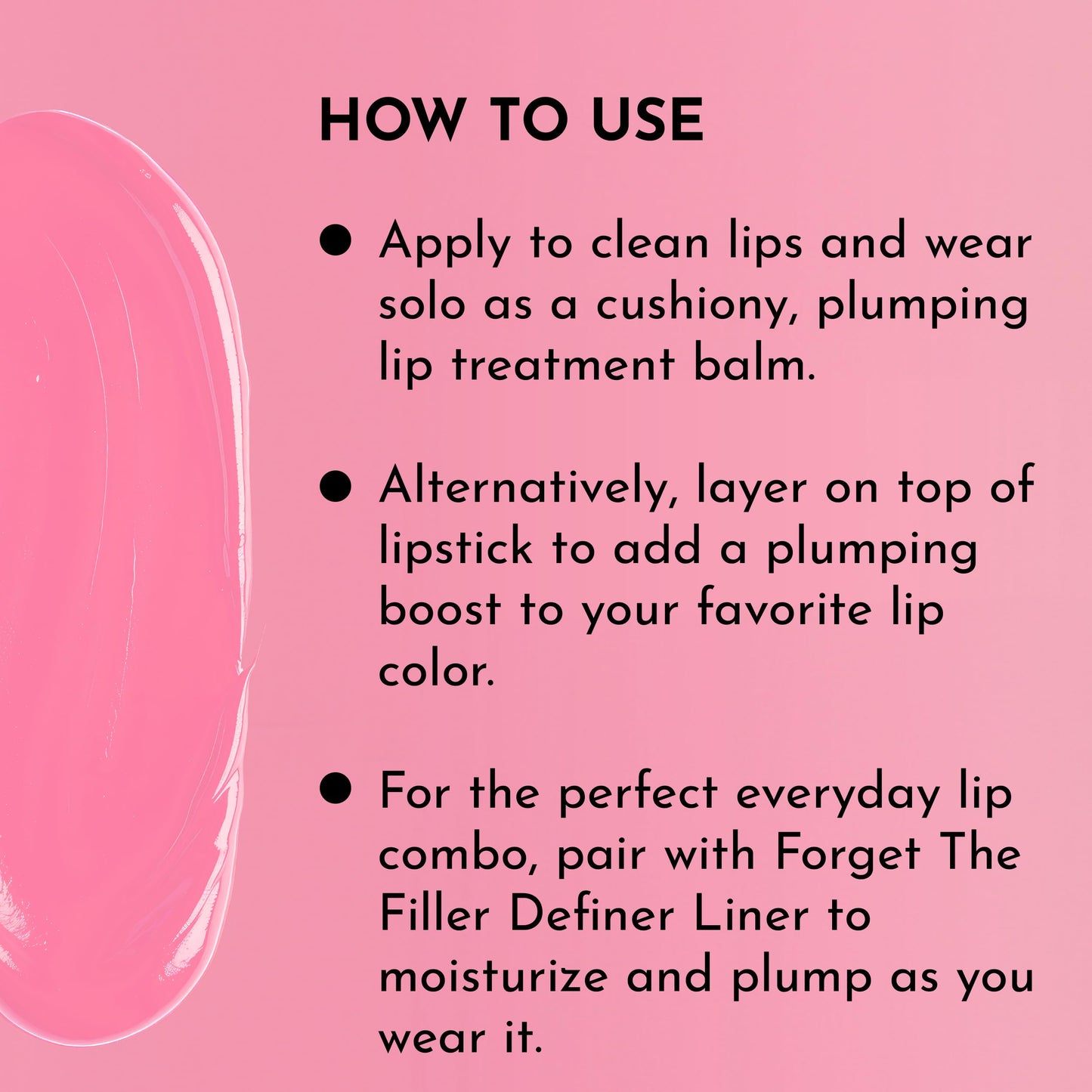 "LAWLESS Forget the Filler Lip Plumping Line-Smoothing Tinted Balm, Baby Doll, Pink, 0.09 Ounce"