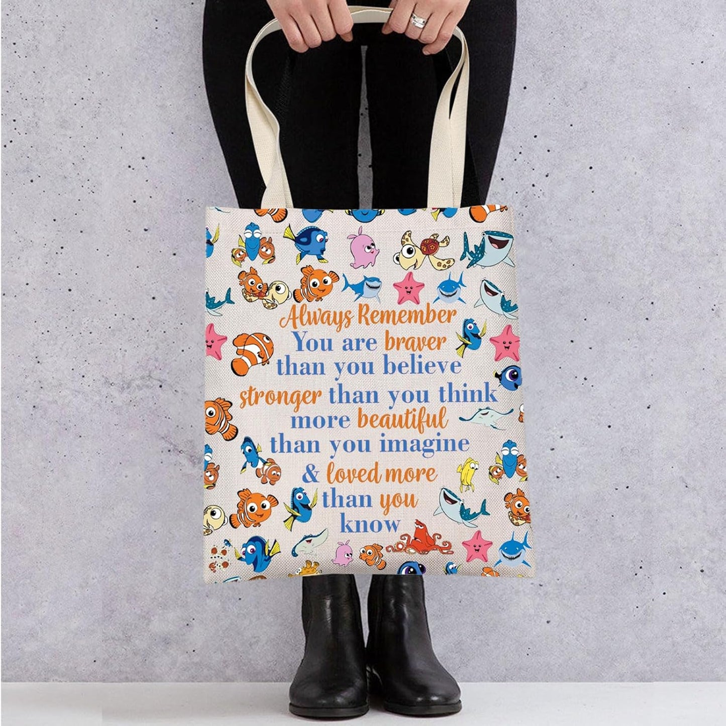 Fish Movies Cosmetic Bag - Nemo Makeup Zipper Pouch | Inspirational Gift for Movie Lovers