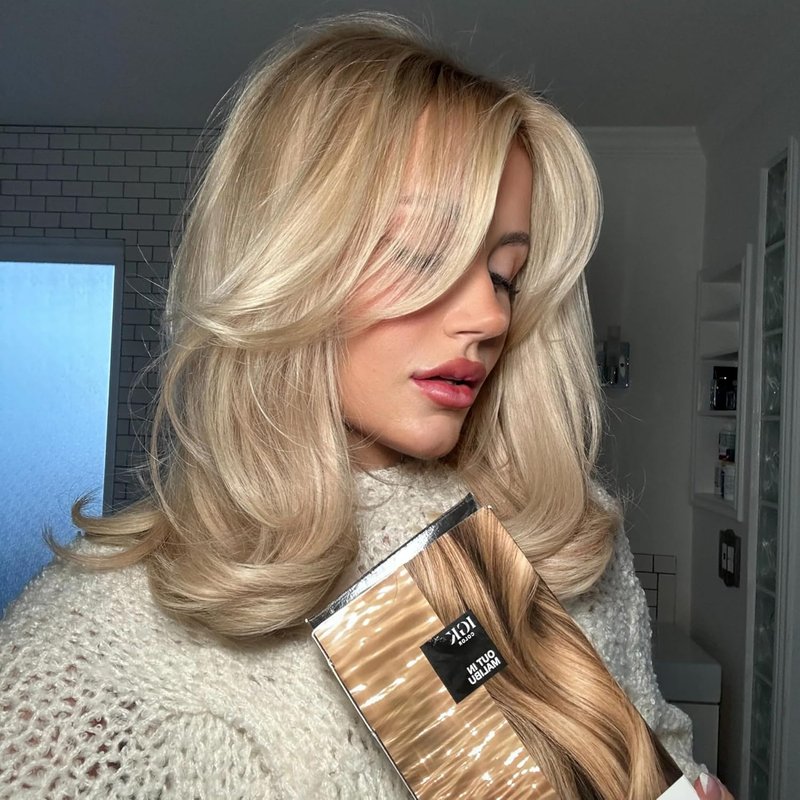 IGK Permanent Hair Dye Color Kit - 9NA Surf Club Light Cool Blonde | 100% Gray Coverage, Ammonia-Free, Shine Boosting