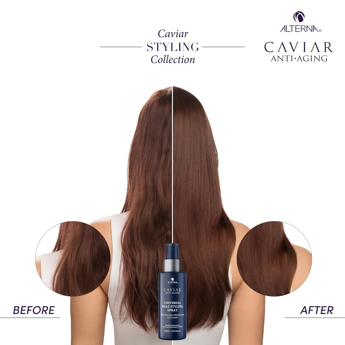 Alterna Haircare CAVIAR Anti-Aging Universal Heat Styling Spray 4.2 Fl Oz