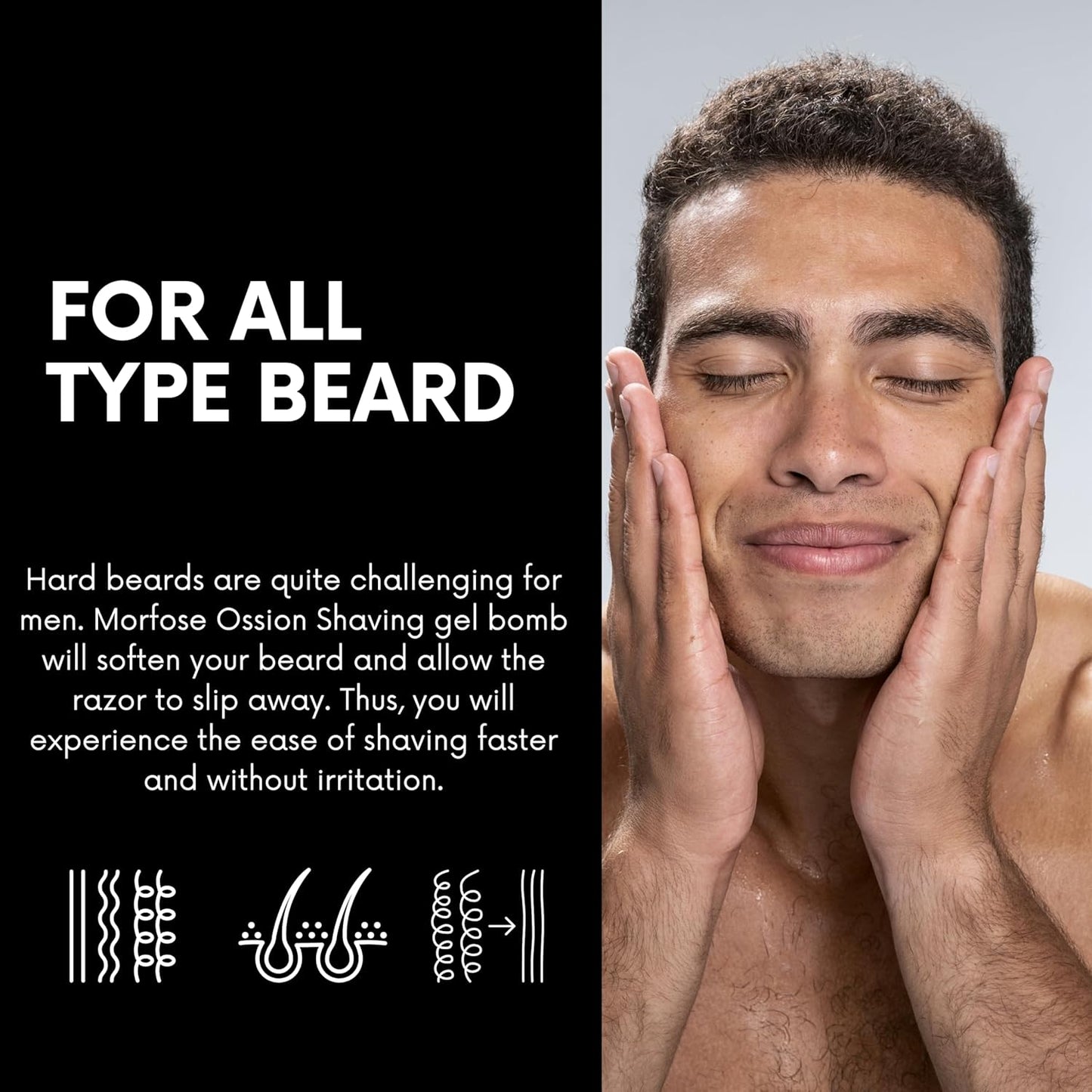 Men's Shaving Gel for Sensitive Skin - Moisturizing Anti-Irritation Formula | 33.81 Fl Oz