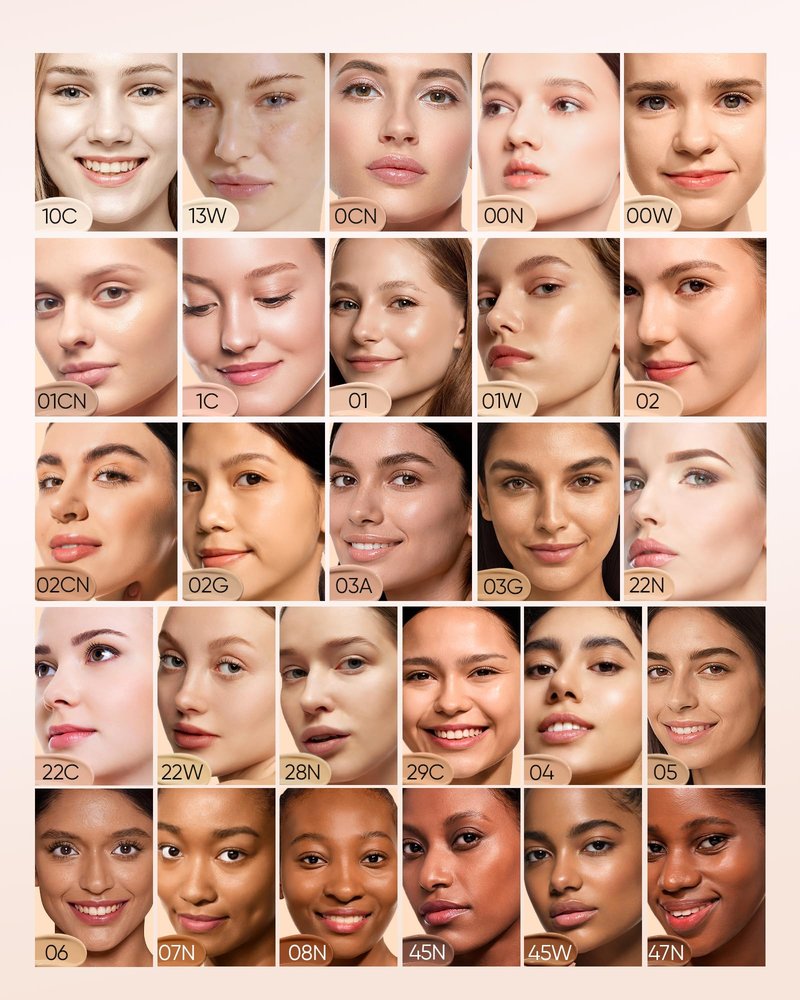 SKINTIFIC Full Coverage Cushion Foundation #22N Shell Beige| Satin Glow Finish, Oil-Control & Waterproof, Buildable Tattoo Cover Cushion for All Skin Types