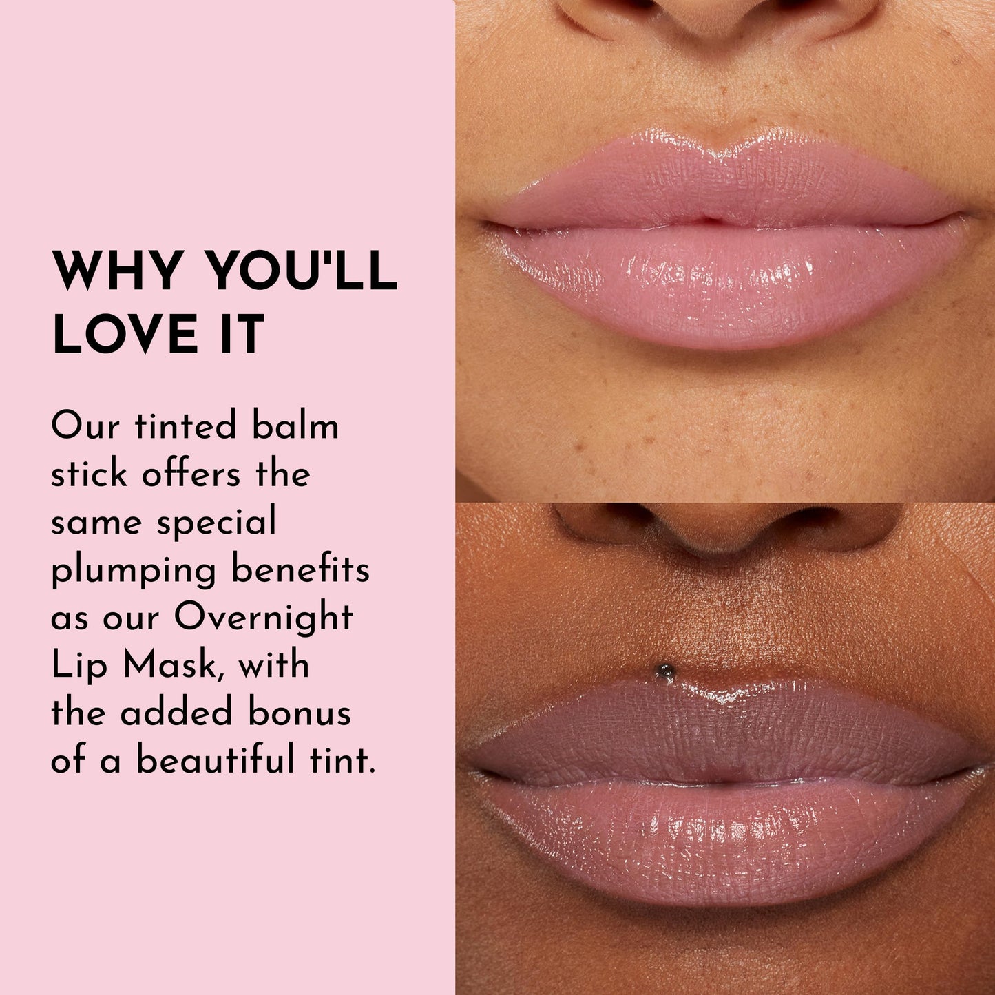 "LAWLESS Forget the Filler Lip Plumping Line-Smoothing Tinted Balm, Baby Doll, Pink, 0.09 Ounce"