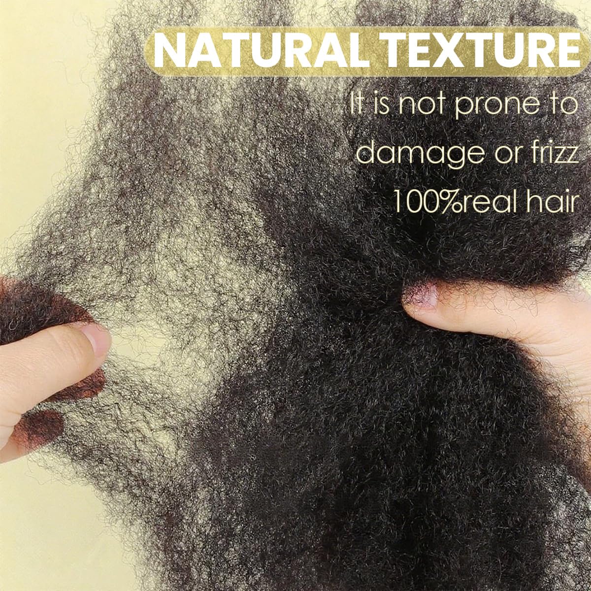 Afro Kinkys Bulk Human Hair for kinky curly Twist Human Braiding Hair For Micro Locs Extensions marley natural Black Color 12 inches 70g/pack