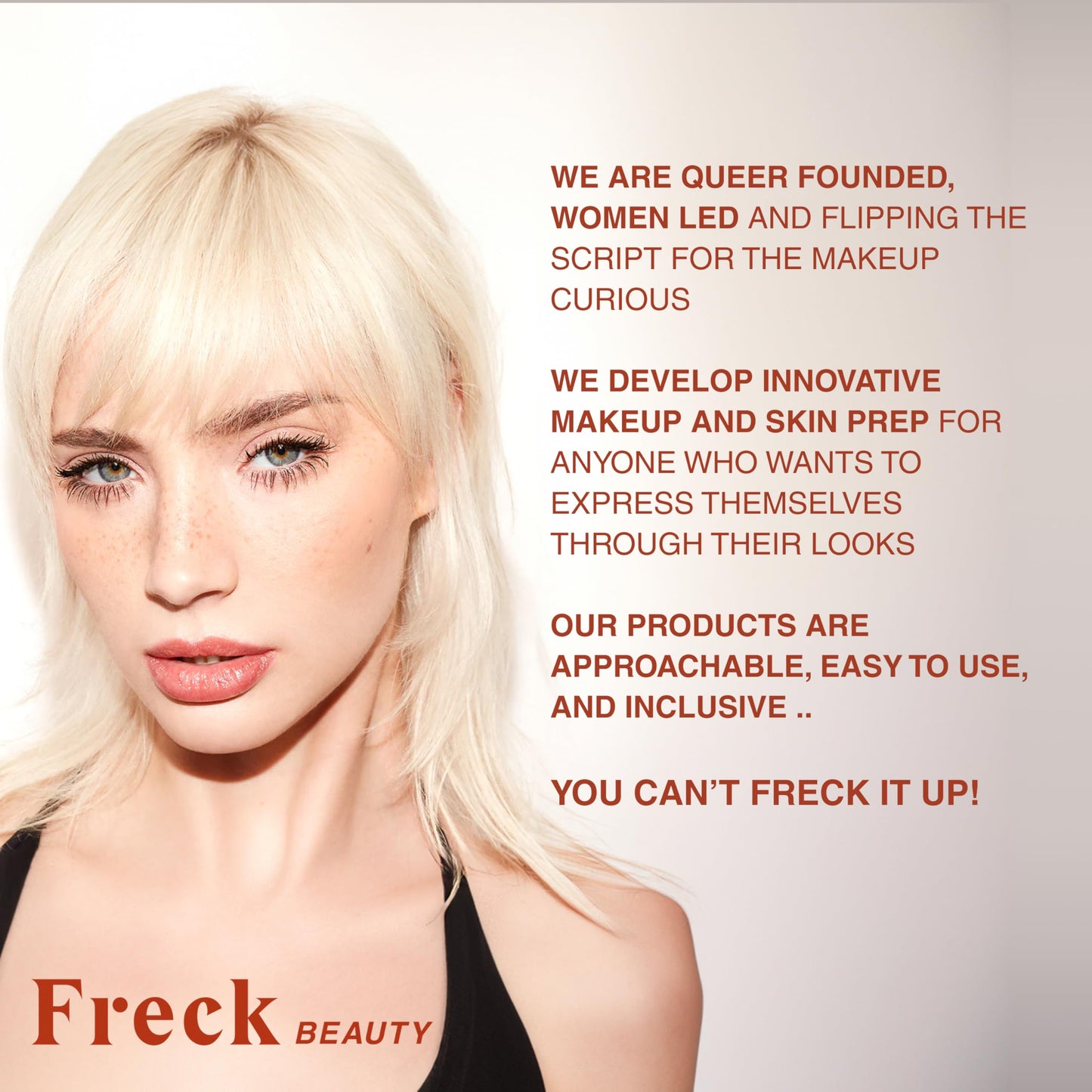 Freck Beauty CHEEKSLIME Lip and Cheek Tint, 15ml | Liquid Cream Blush Makeup, Long Lasting Pigmented Natural Skin Finish | Blends Seamlessly, Dries Down | Big Thrills (Warm Deep Rose)