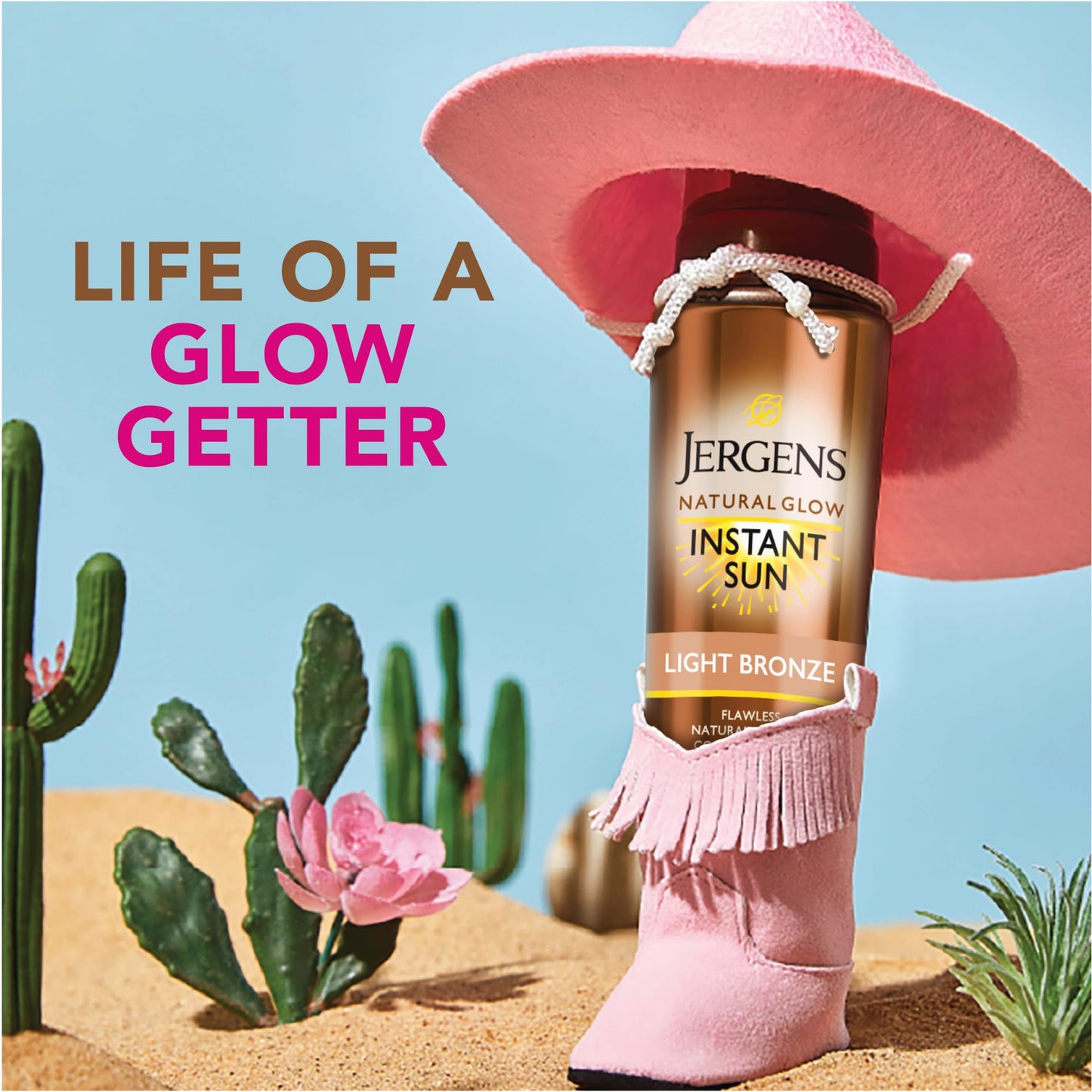 Jergens Natural Glow Self Tanner Mousse, Light Bronze Tan, 6 fl oz