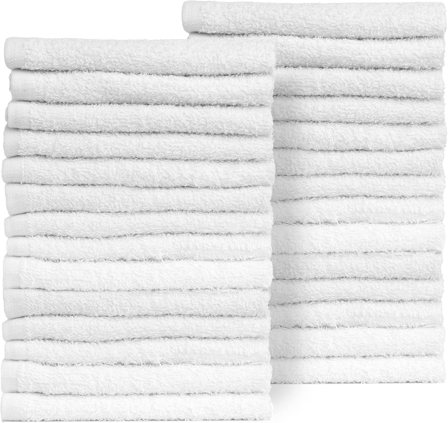 Salon Towels for Hair Stylist - Highly Absorbent Cotton | Pack of 24, 16" x 27" for Beauty & Spa Use