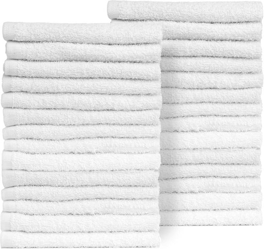 Salon Towels for Hair Stylist - Highly Absorbent Cotton | Pack of 24, 16" x 27" for Beauty & Spa Use