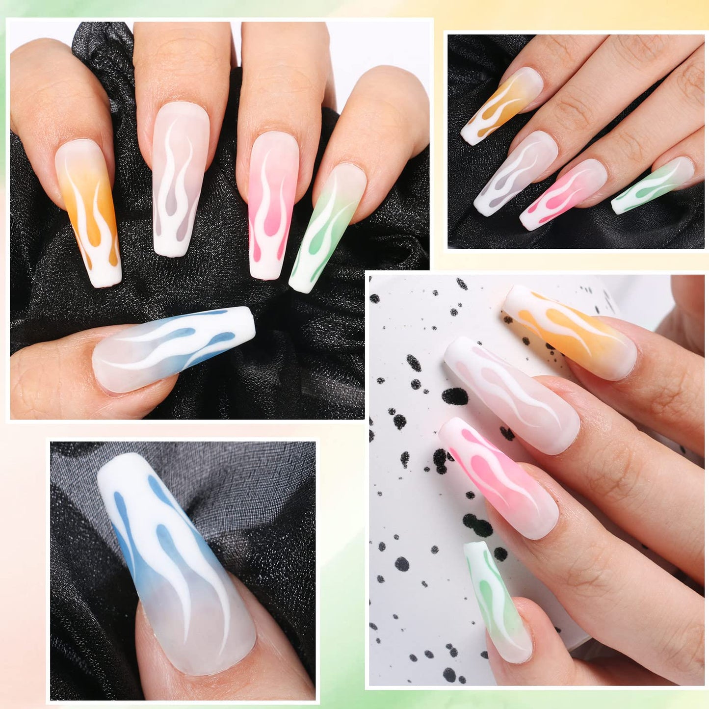 Major Dijit 12 Pcs 8 ML Jelly Gel Nail Polish Set