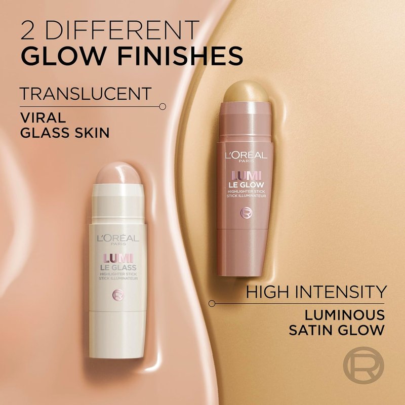 L'Oreal Paris True Match Lumi Highlighter Stick - Reflective Translucent Glow | 620 Pink Ballet, 0.17 Oz