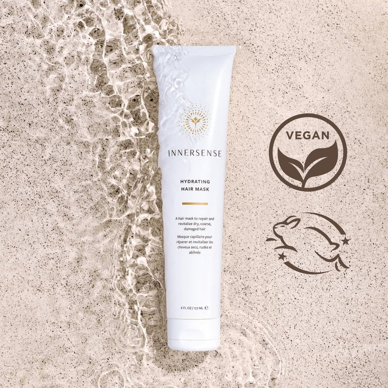 INNERSENSE Organic Beauty - Natural Hydrating Hair Mask | Non-Toxic, Cruelty-Free, Clean Haircare (6oz)