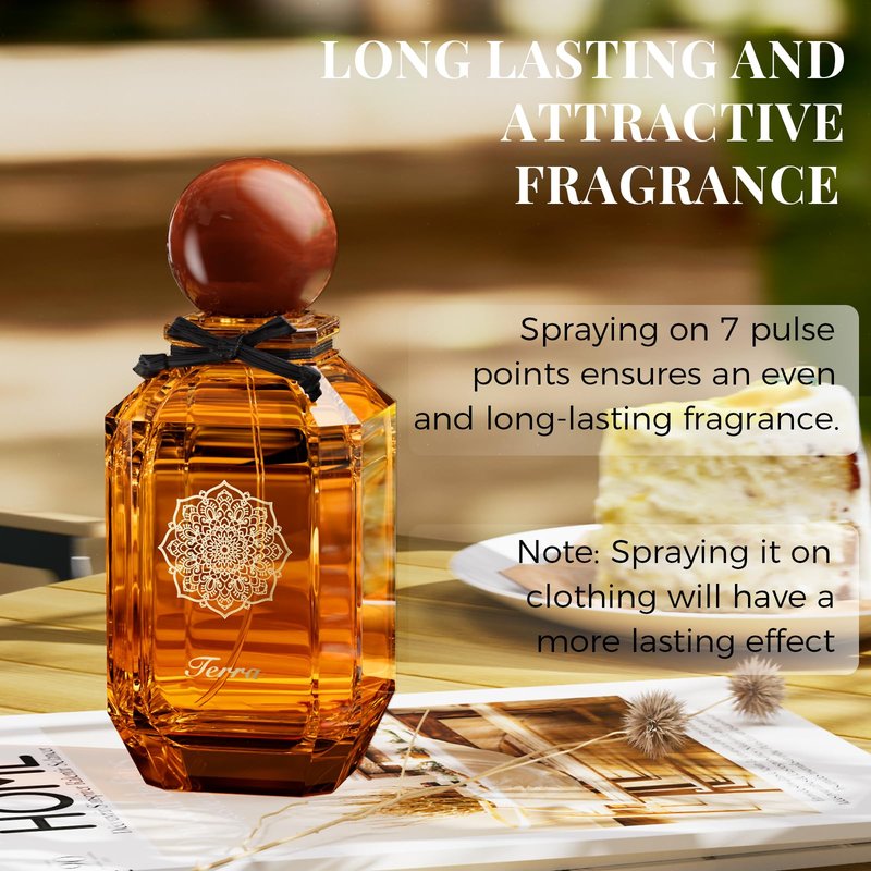 ZUOFUN Perfume for Unisex Cologne, Eau de Parfum Long Lasting Fragrance Oriental Vanilla Flavor Spray for Men Women Daily Use, Party, Wedding,100ml/3.4 Fl oz