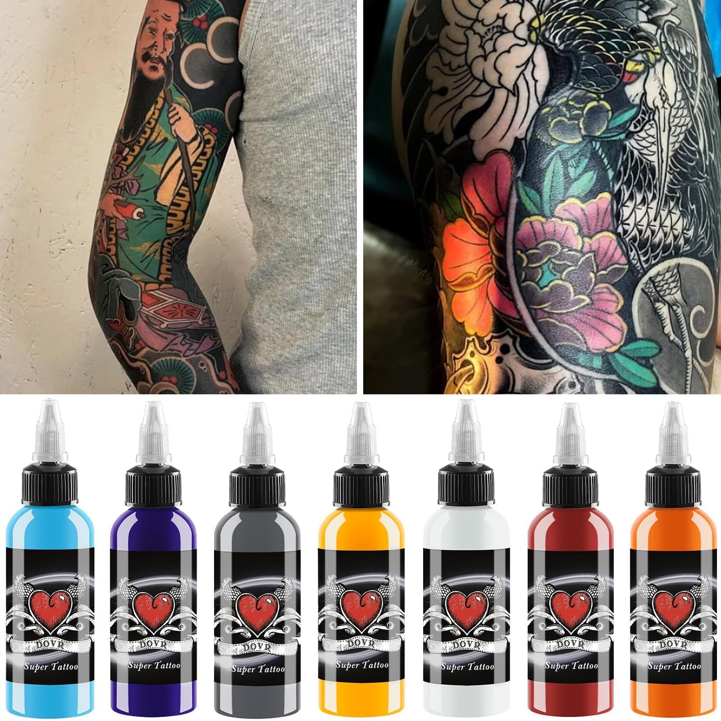 AYCOS Tattoo Ink - 14 Colors Tattoo Ink Set - Micro Knife Paint Tattoo Ink -Tattoo Supplies - for Professional Body Tattooing and Art Painting（30 ml/Bottle）