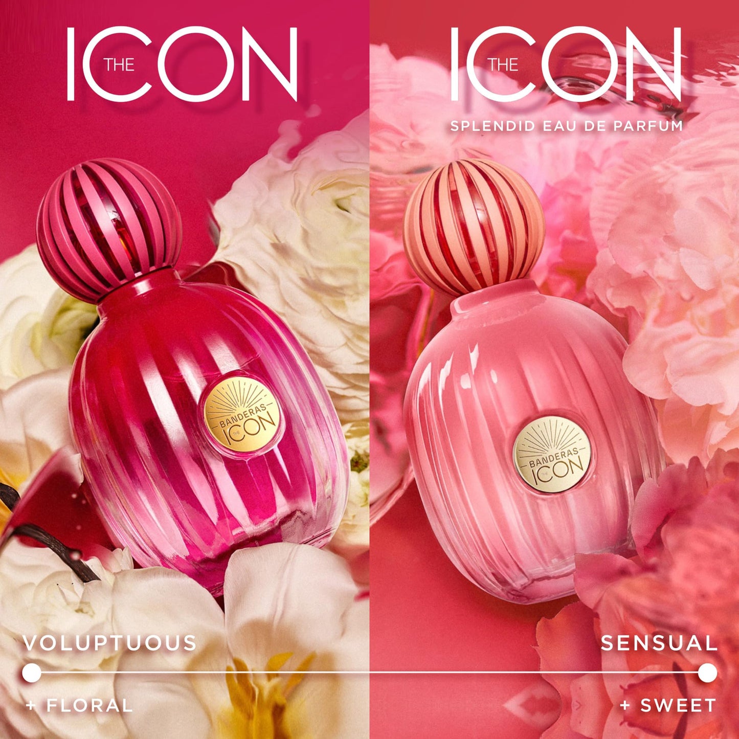 Antonio Banderas The Icon Eau De Parfum Spray for Women, 3.4 Ounce